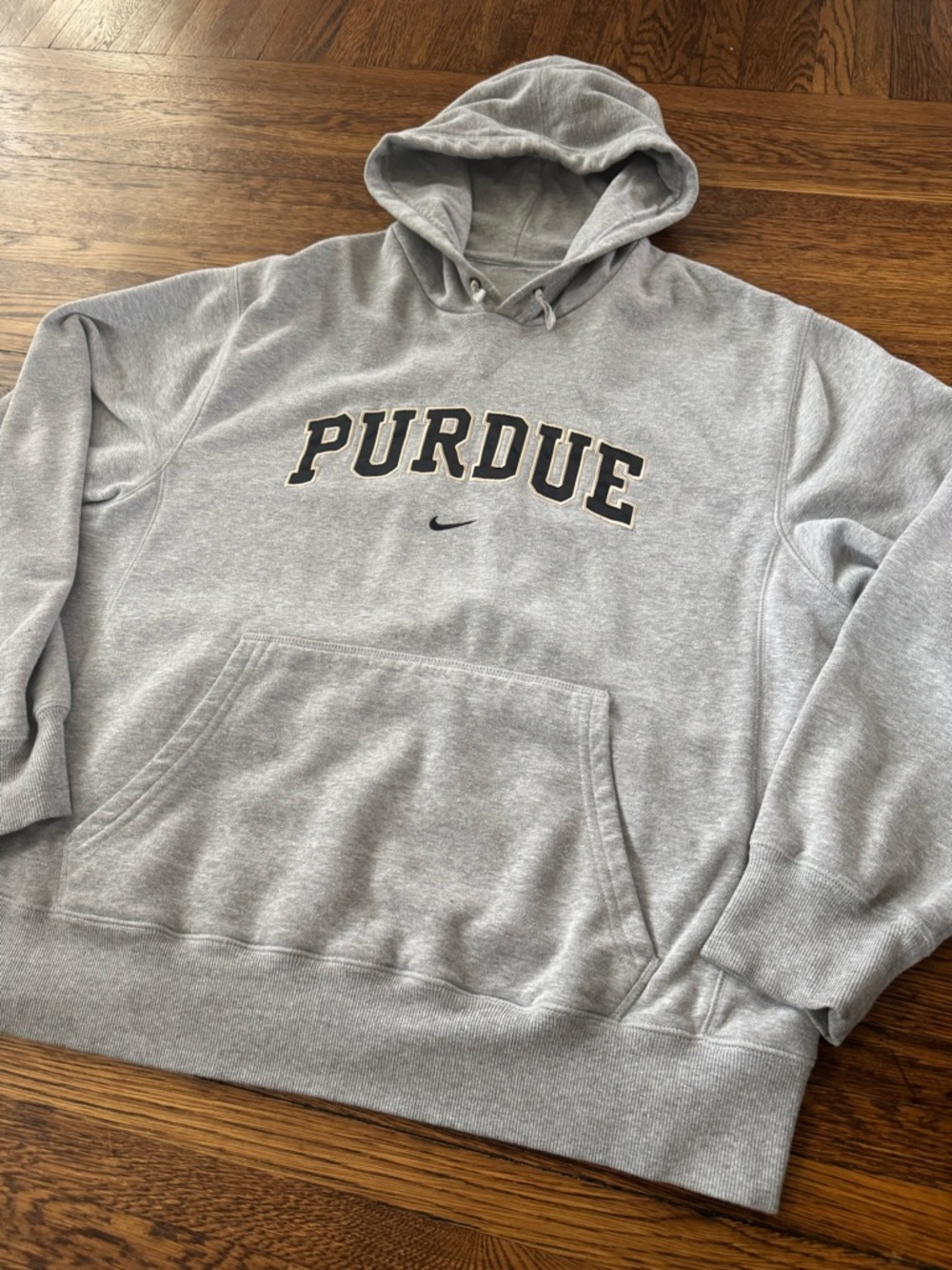 Nike Gray Purdue Pullover Hoodie - Picture 6 of 9